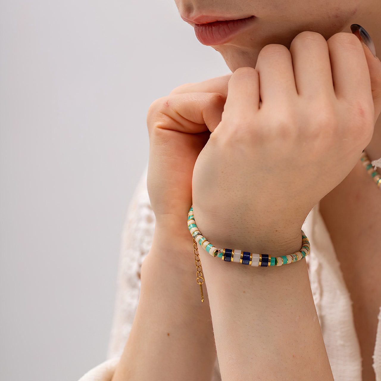 Trendy Fashion Color Beaded Bracelets - ANNIKA
