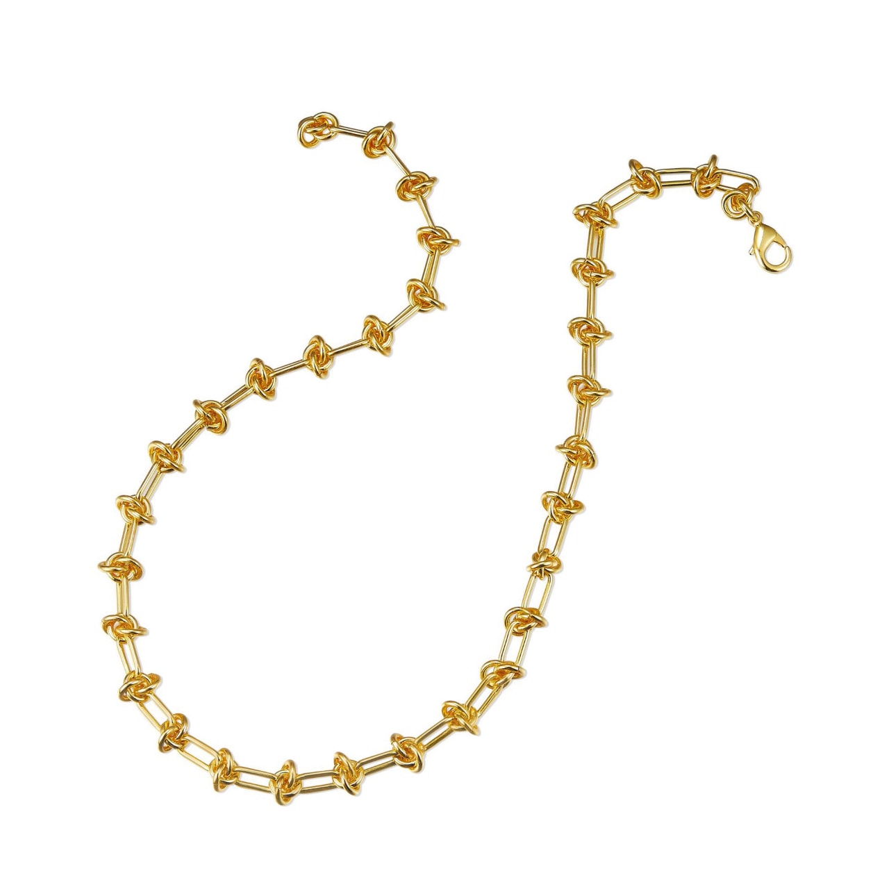 Thorns Gold Plated Clavicle Chain Necklace - RYLEIGH