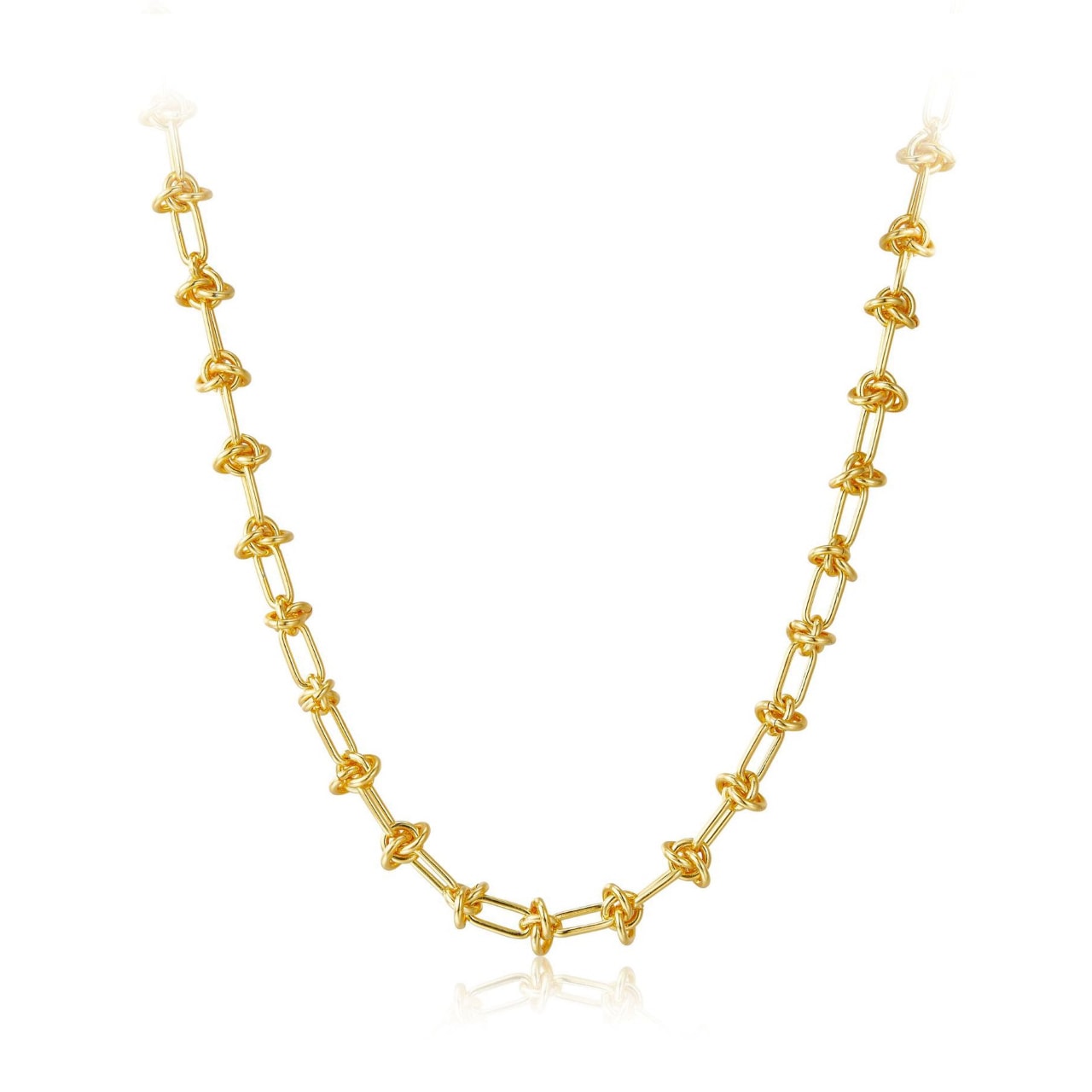 Thorns Gold Plated Clavicle Chain Necklace - RYLEIGH