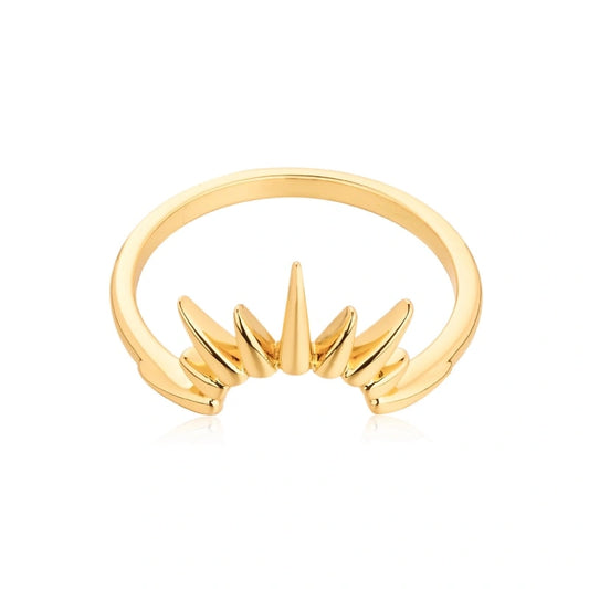 Radiance Stacked 18k Gold-Plated Ring - LUCILLE