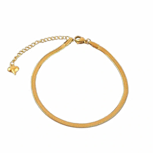 Classic Serpentine Gold Anklet - NIAMH