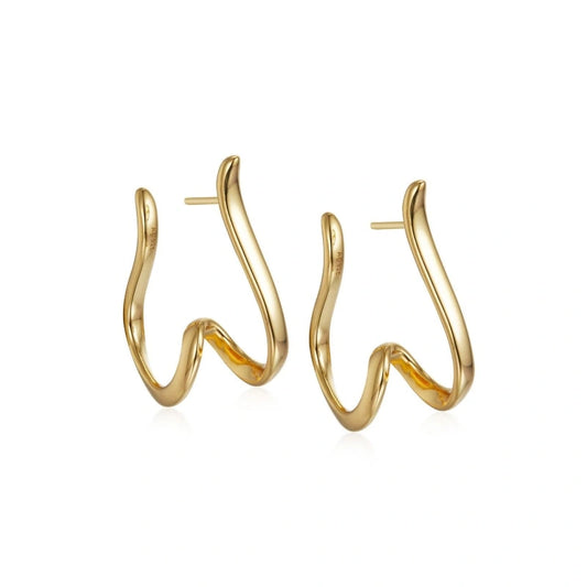 Fashionable Abstract Linear Earrings - SERENITY